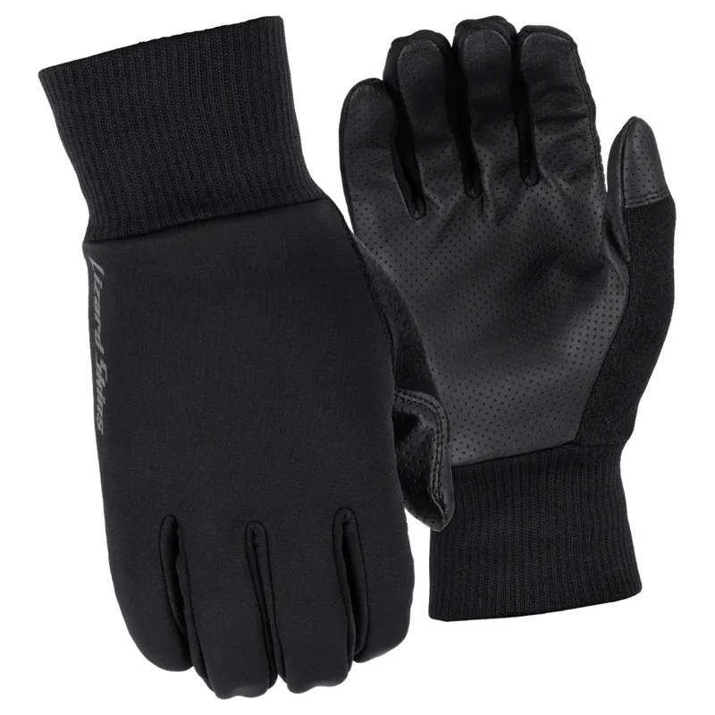 Lizard Skins Monitor 3 SZN Windproof Long Finger Gloves - Jet Black